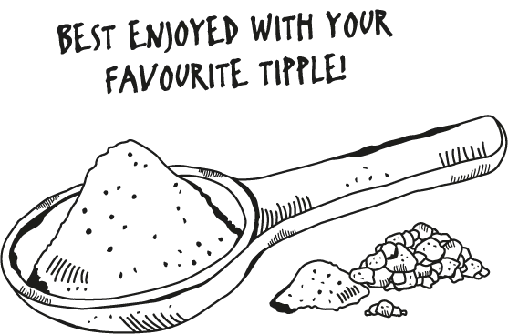 Best enjoyed with your favourite tipple!